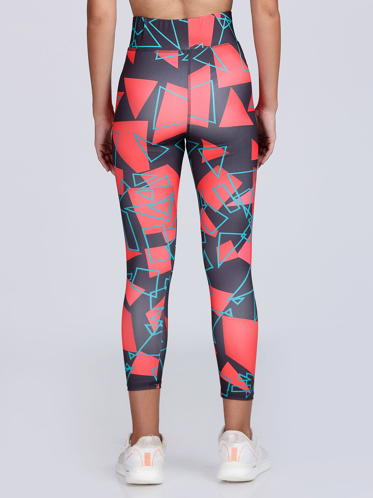 WOMEN PRINTED ANKLE-LENGTH DRY FIT YOGA TIGHTS