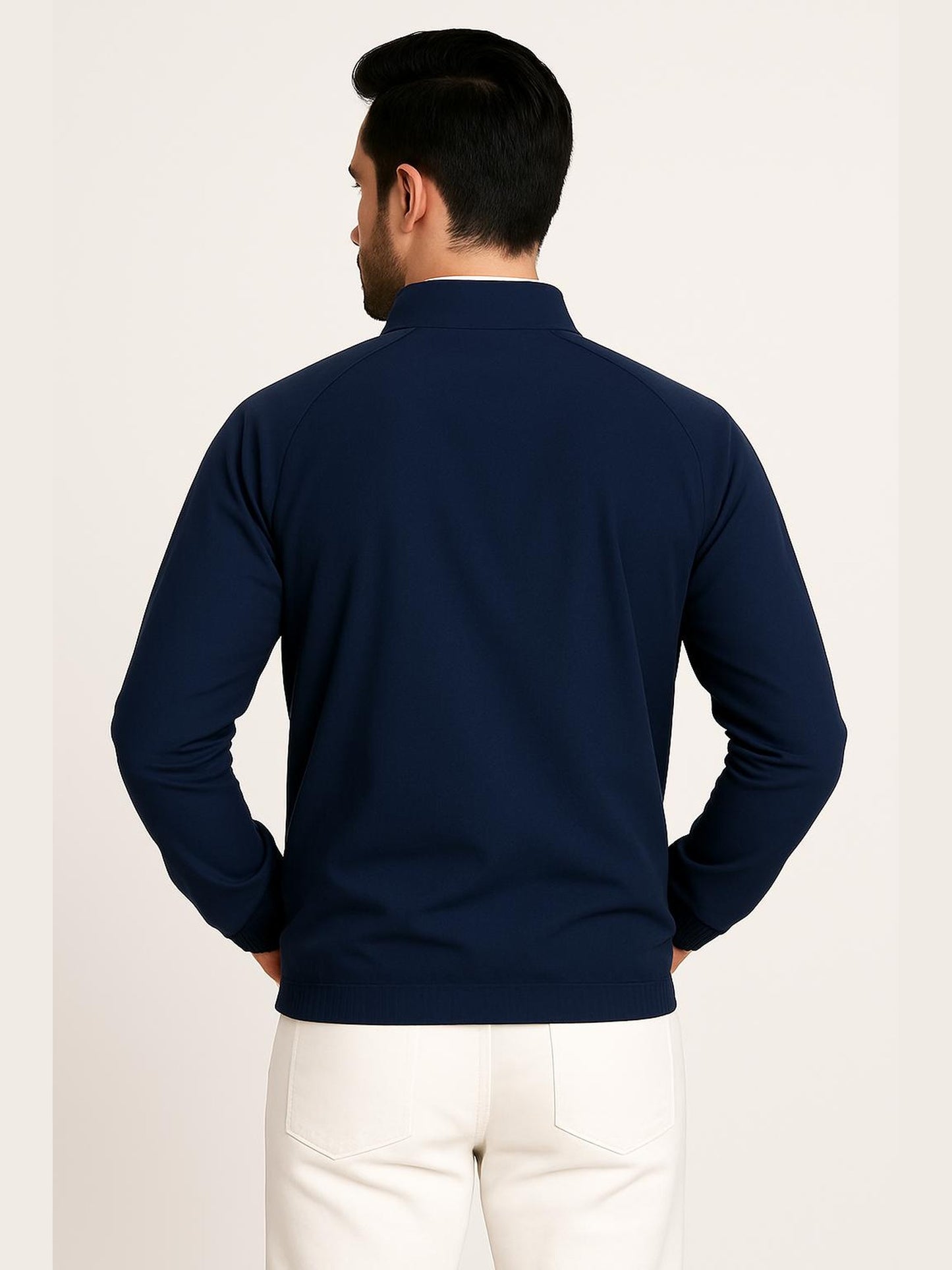 Men’s Track Jacket – NS Lycra (Nylon-Spandex) | 3 Pockets (2 Outside + 1 Inside