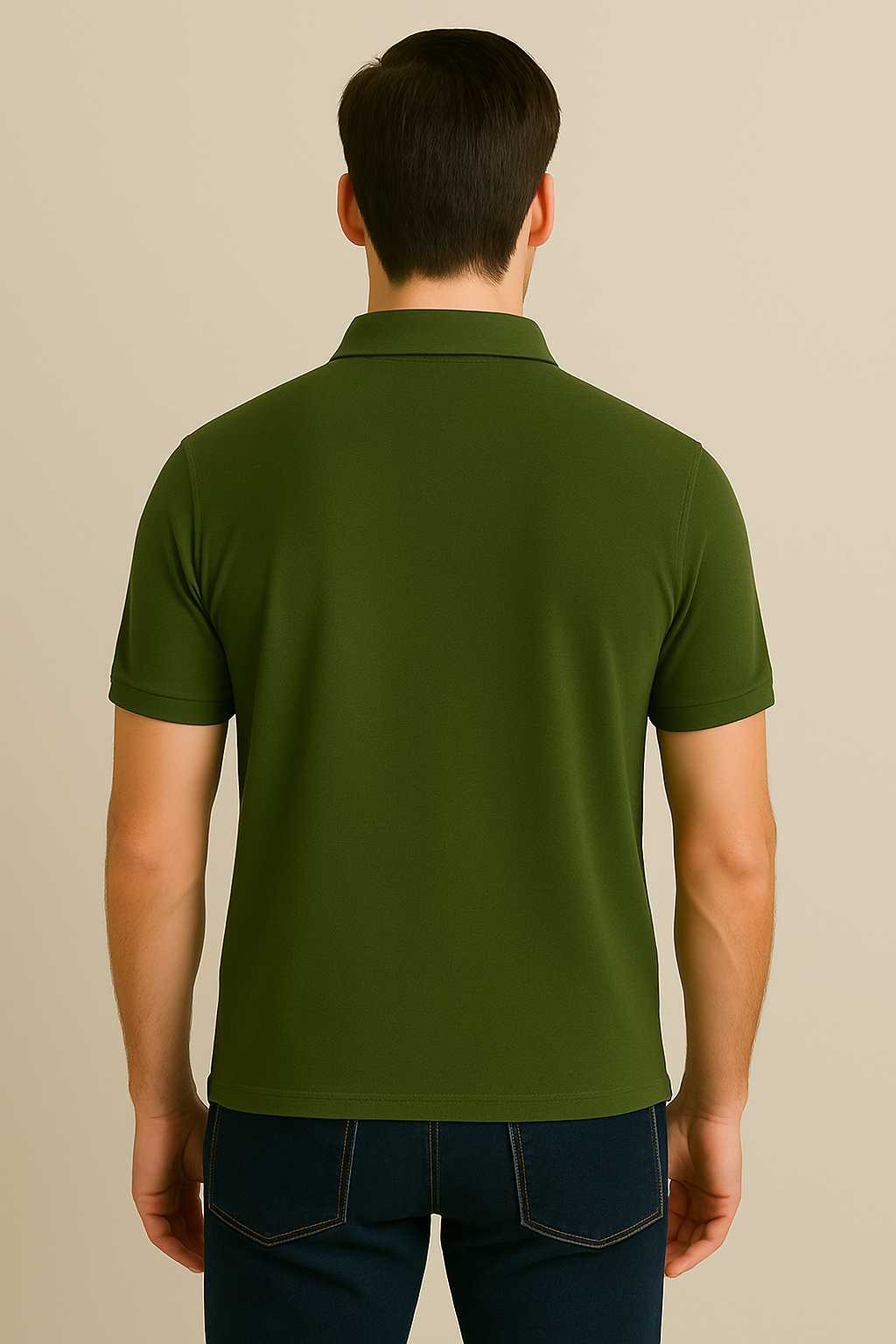 Men’s Solid Polo T-Shirt