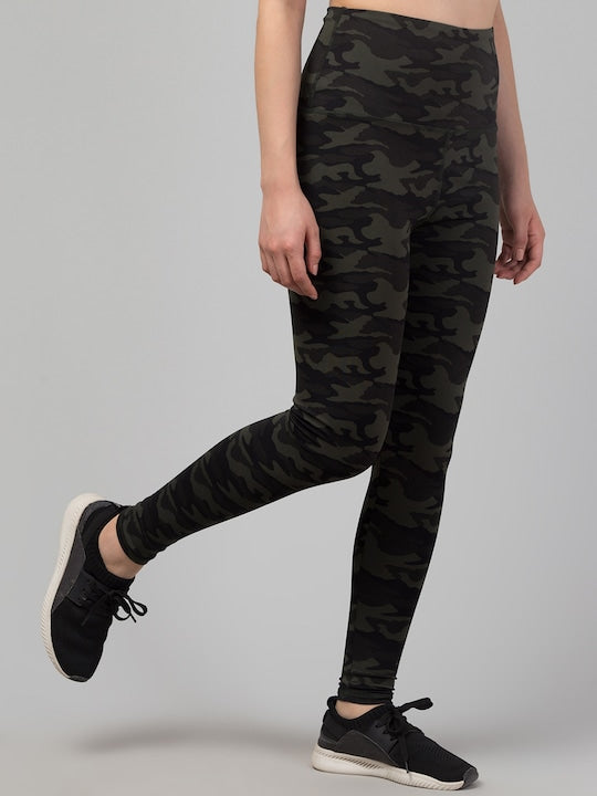 Women Pack Of 2 Printed Ankle Length Dry Fit Gym Tights