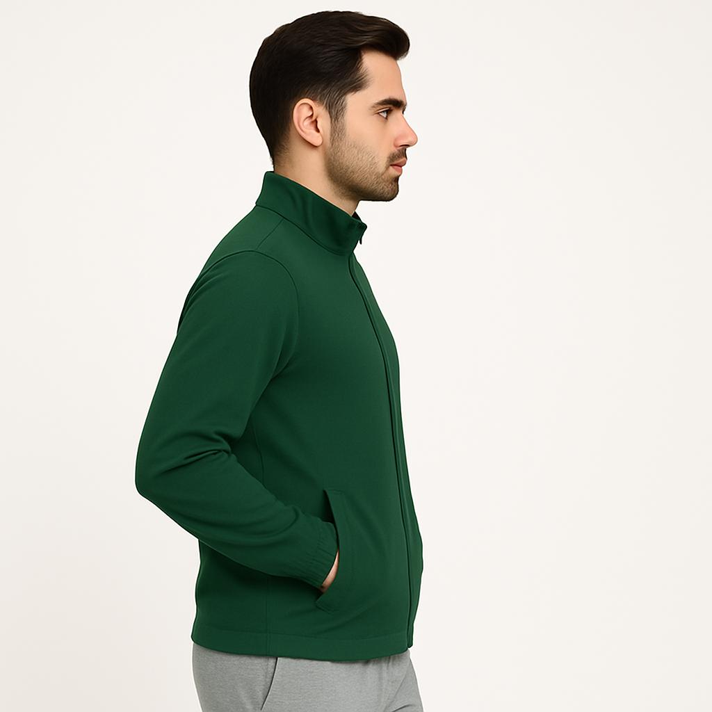 Men’s Track Jacket – NS Lycra (Nylon-Spandex) | 3 Pockets (2 Outside + 1 Inside