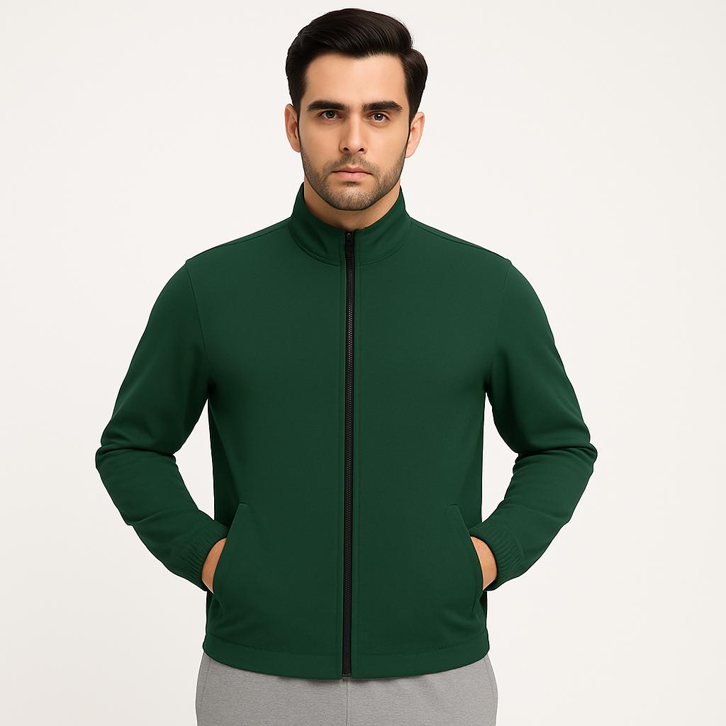 Men’s Track Jacket – NS Lycra (Nylon-Spandex) | 3 Pockets (2 Outside + 1 Inside