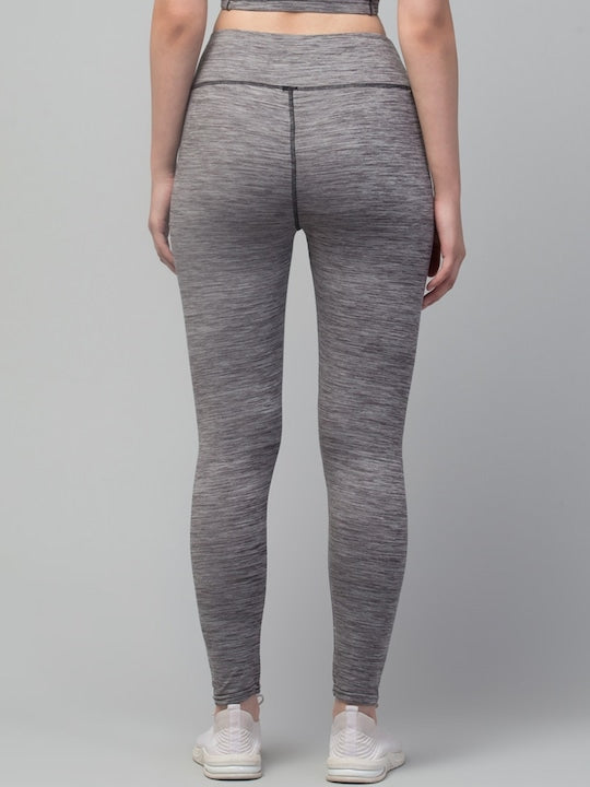Women Solid Dri-Fit High waist Running Tights