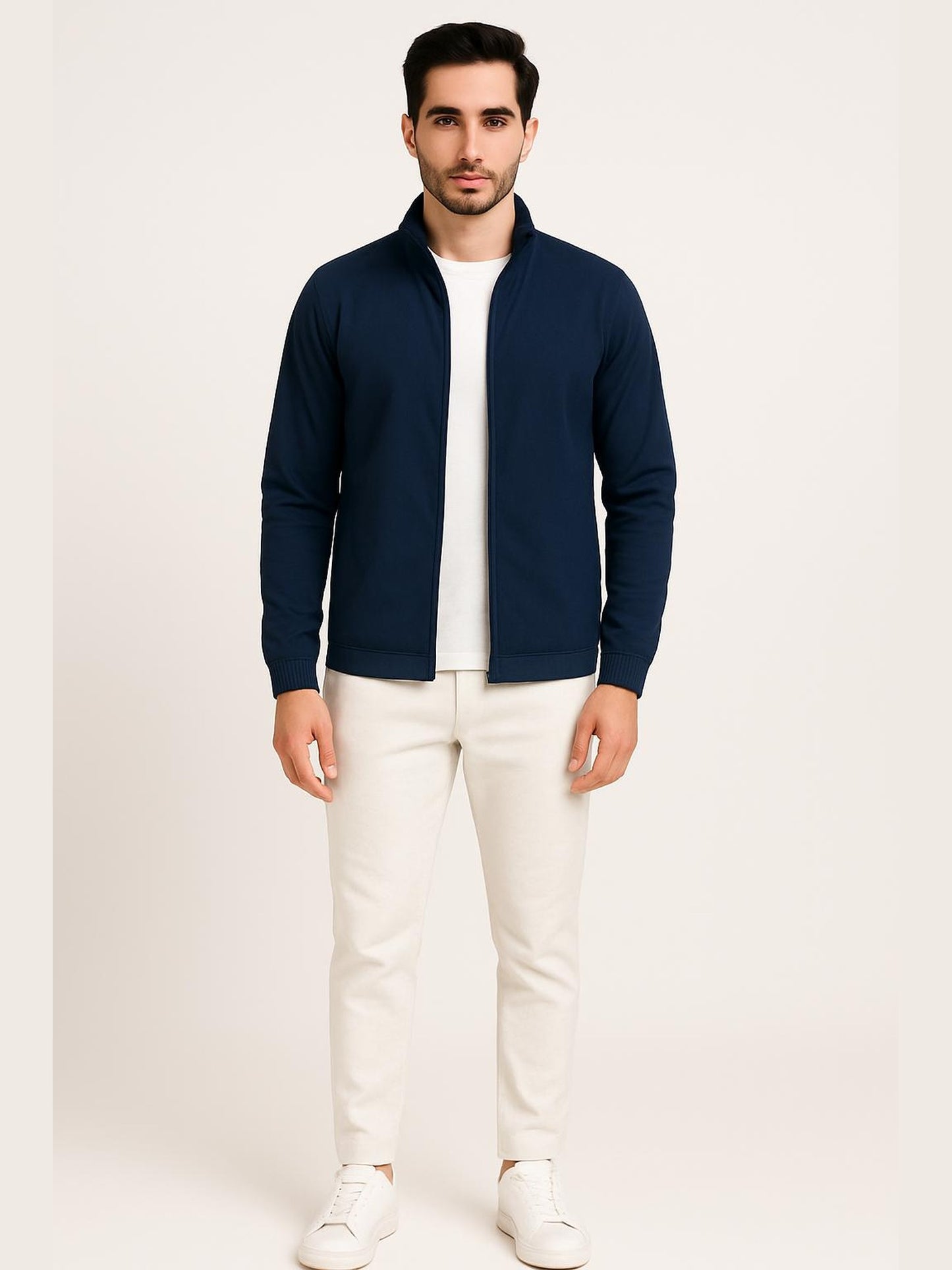 Men’s Track Jacket – NS Lycra (Nylon-Spandex) | 3 Pockets (2 Outside + 1 Inside