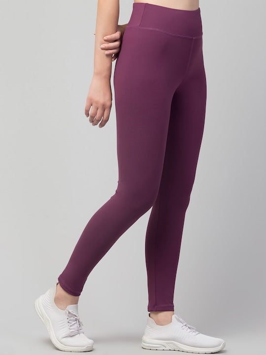 Women Pack Of 2 High-Rise Ankle Length Tights
