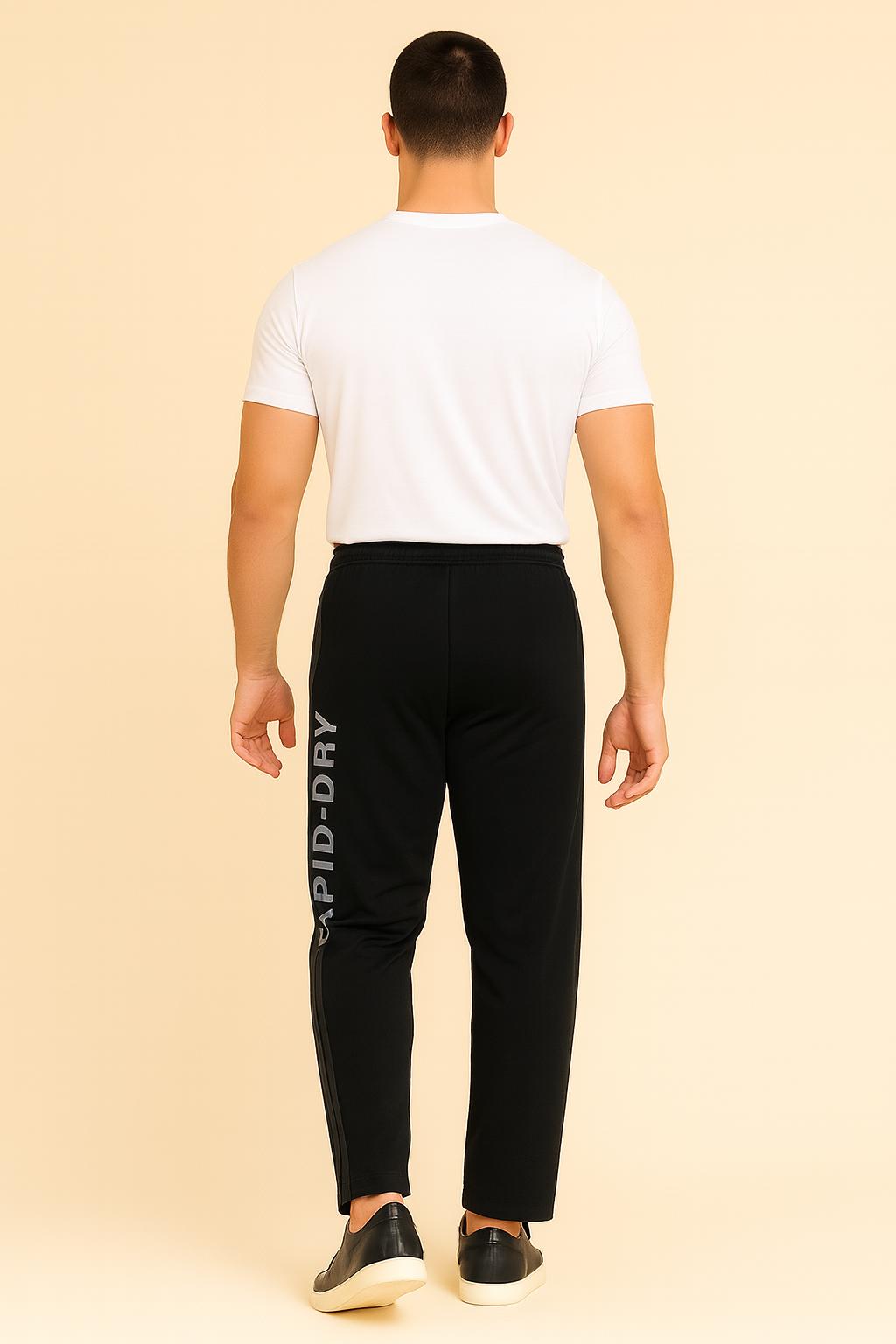 Men’s Rapid-Dry NS Terry Track Pants with 2 Zipper Pockets