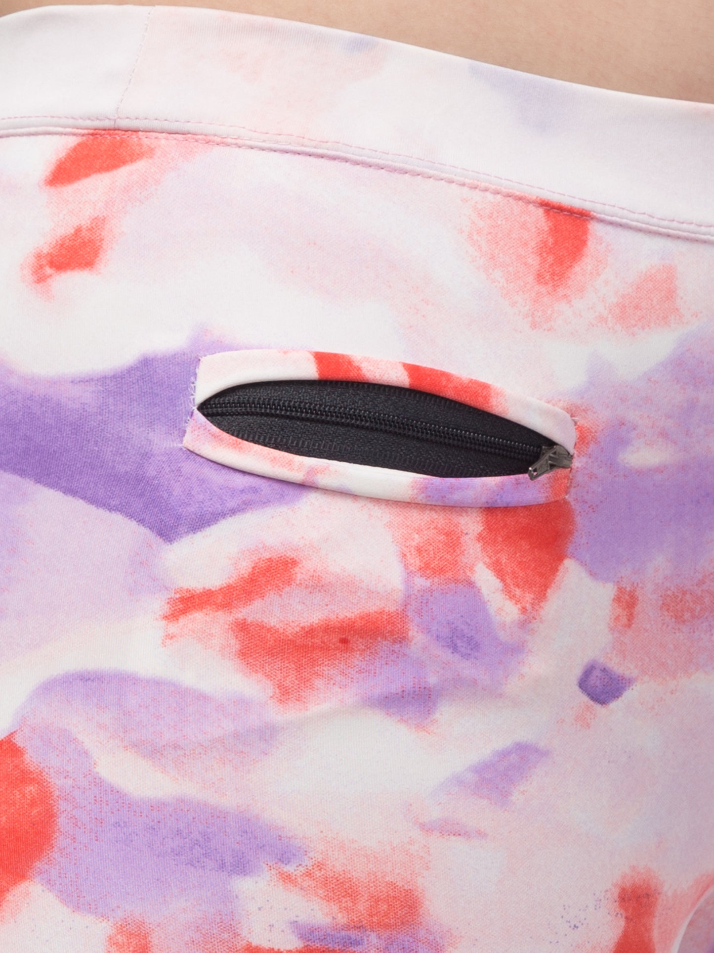 Women’s Quick-Dry Swim Shorts – Nylon-Spandex, Mid-Thigh, Printed