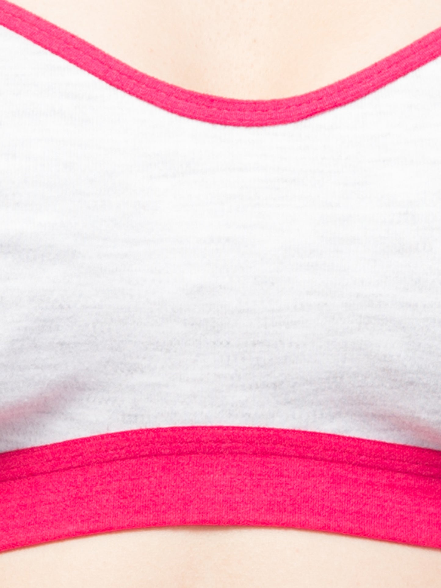 Colourblocked Full Coverage Non Padded Organic Super Support Sports Bra