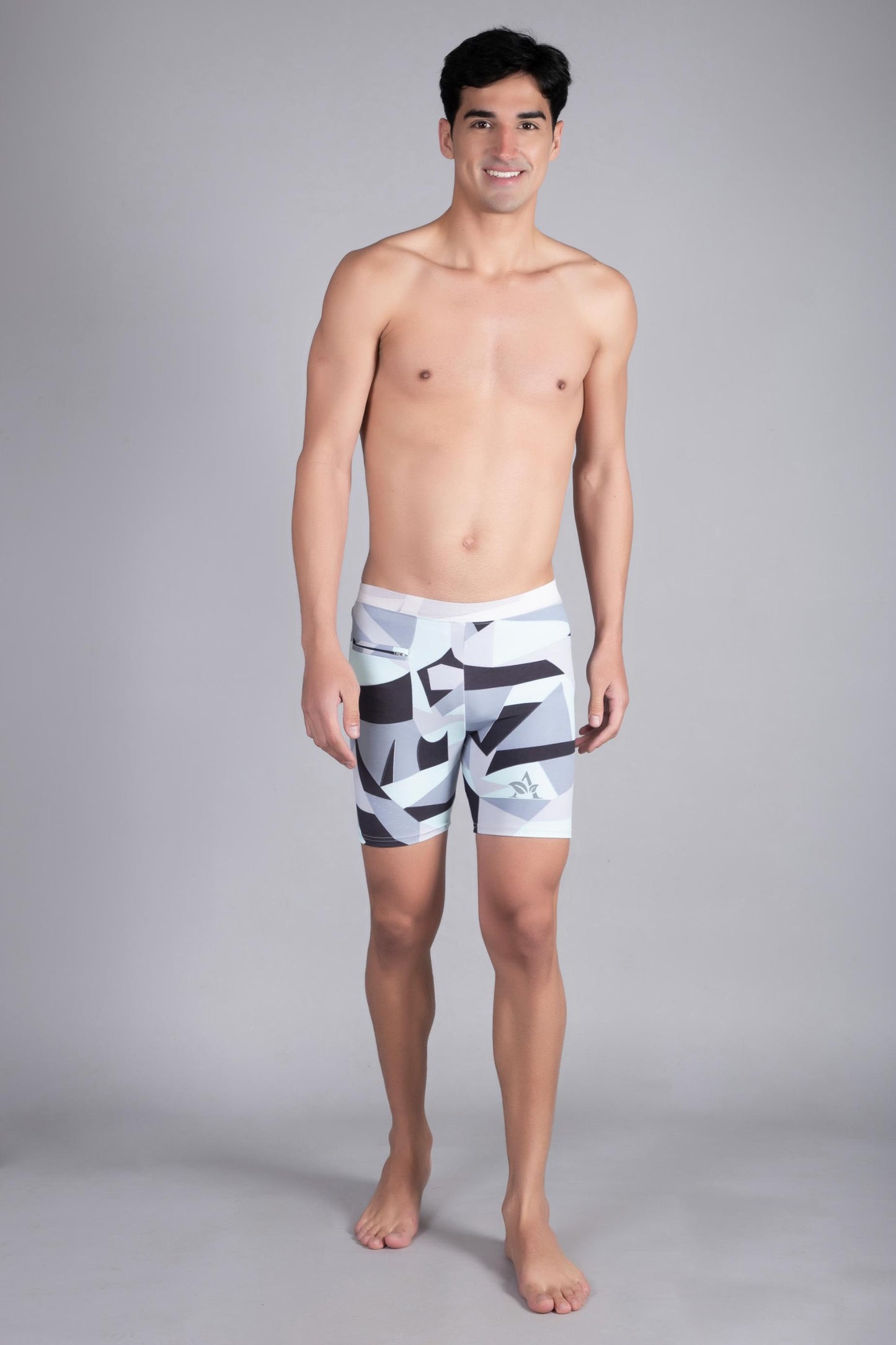 Men’s Swim Jammers with Key-Safety Zip Pocket