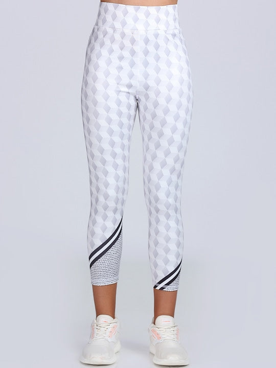 Women Dry Fit Printed High Waist Yoga Tights