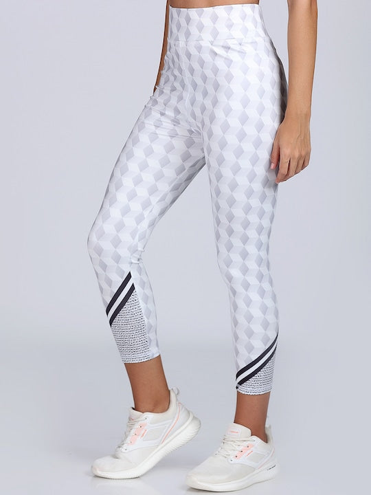 Women Dry Fit Printed High Waist Yoga Tights