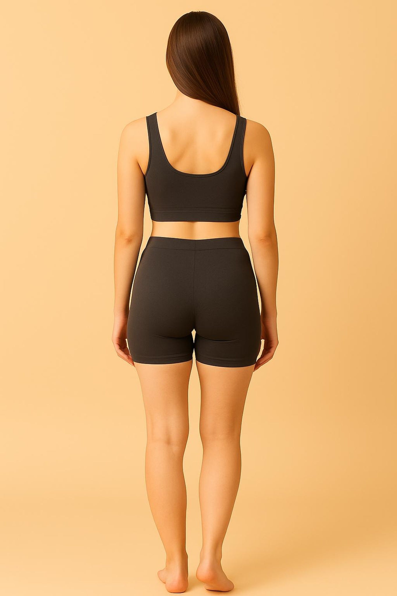 Women Solid Boyshorts Mid-Rise Stretch Fit