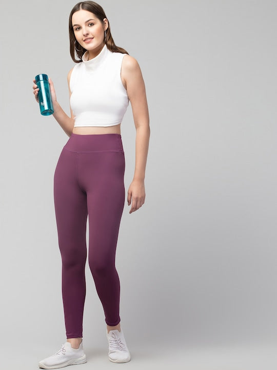 Women Pack Of 2 Dry-Fit High Waist Running Tights