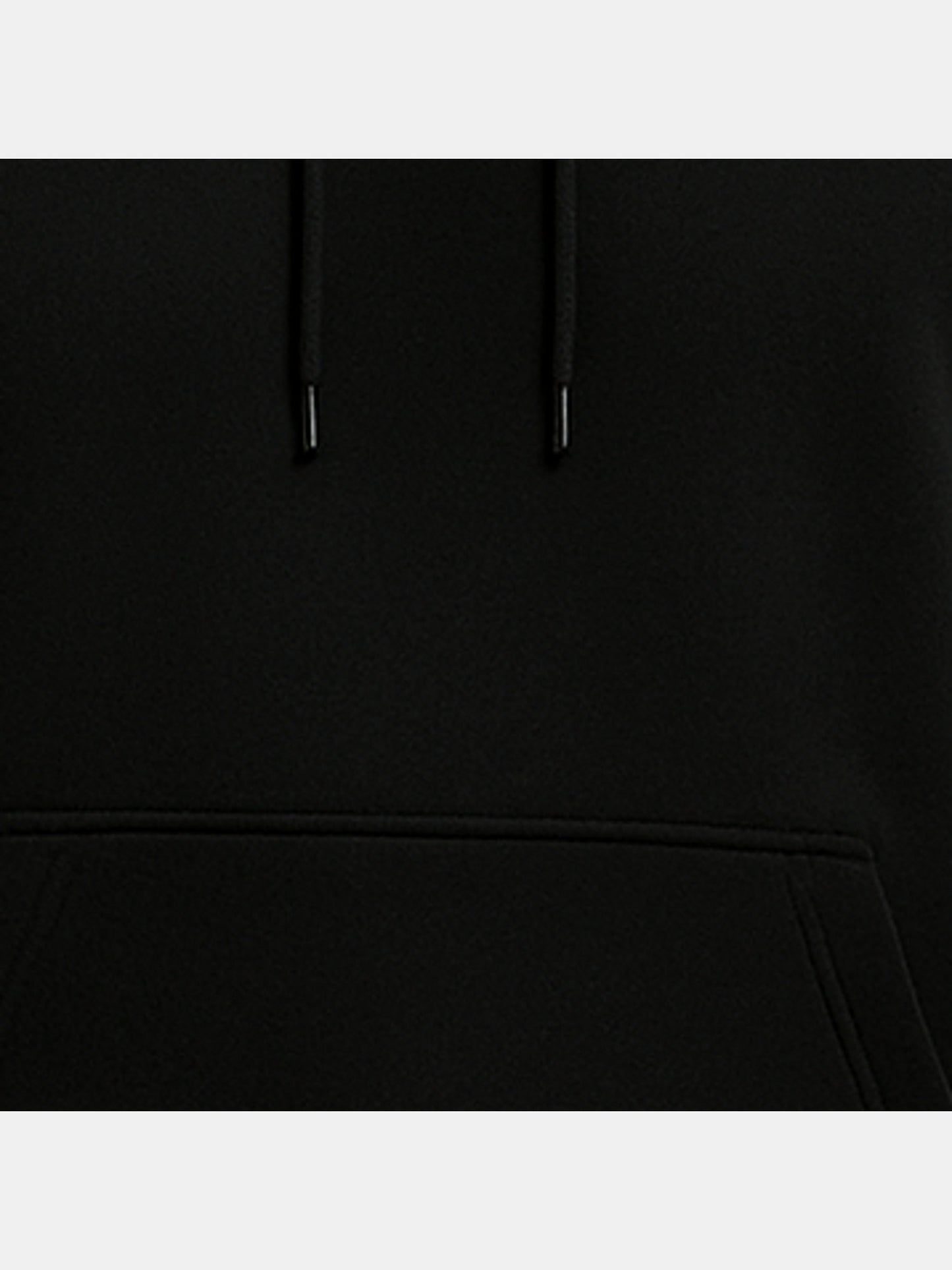 Men’s Solid Pullover Hoodie – Black & Forest Green (Matty Polyester Fleece)