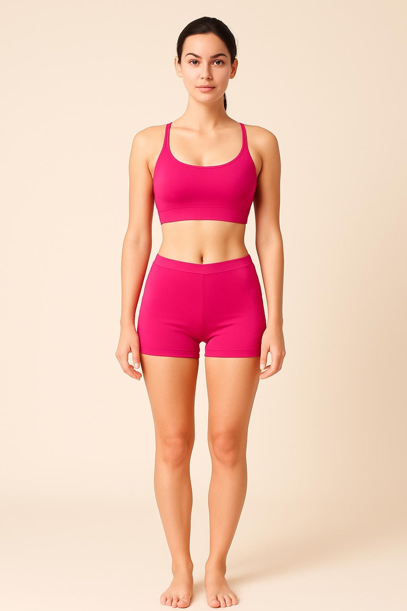 Women Solid Boyshorts Mid-Rise Stretch Fit