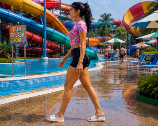 Women’s Water Park Swim Shorts – Quick Dry Activewear-SWIM TOP SET-19