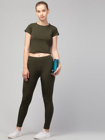 Women High Waist Dry-Fit Running Tights