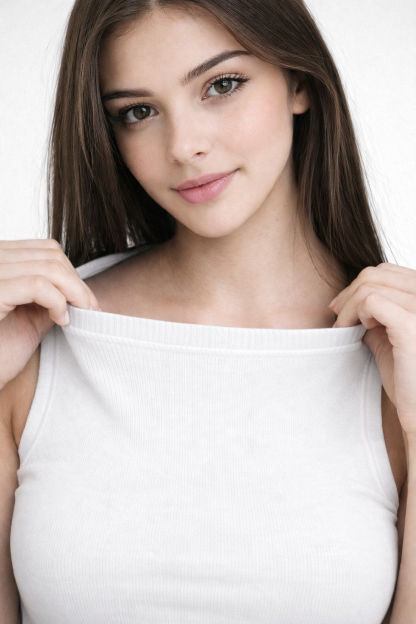 women’s solid light blue sleeveless ribbed crop top