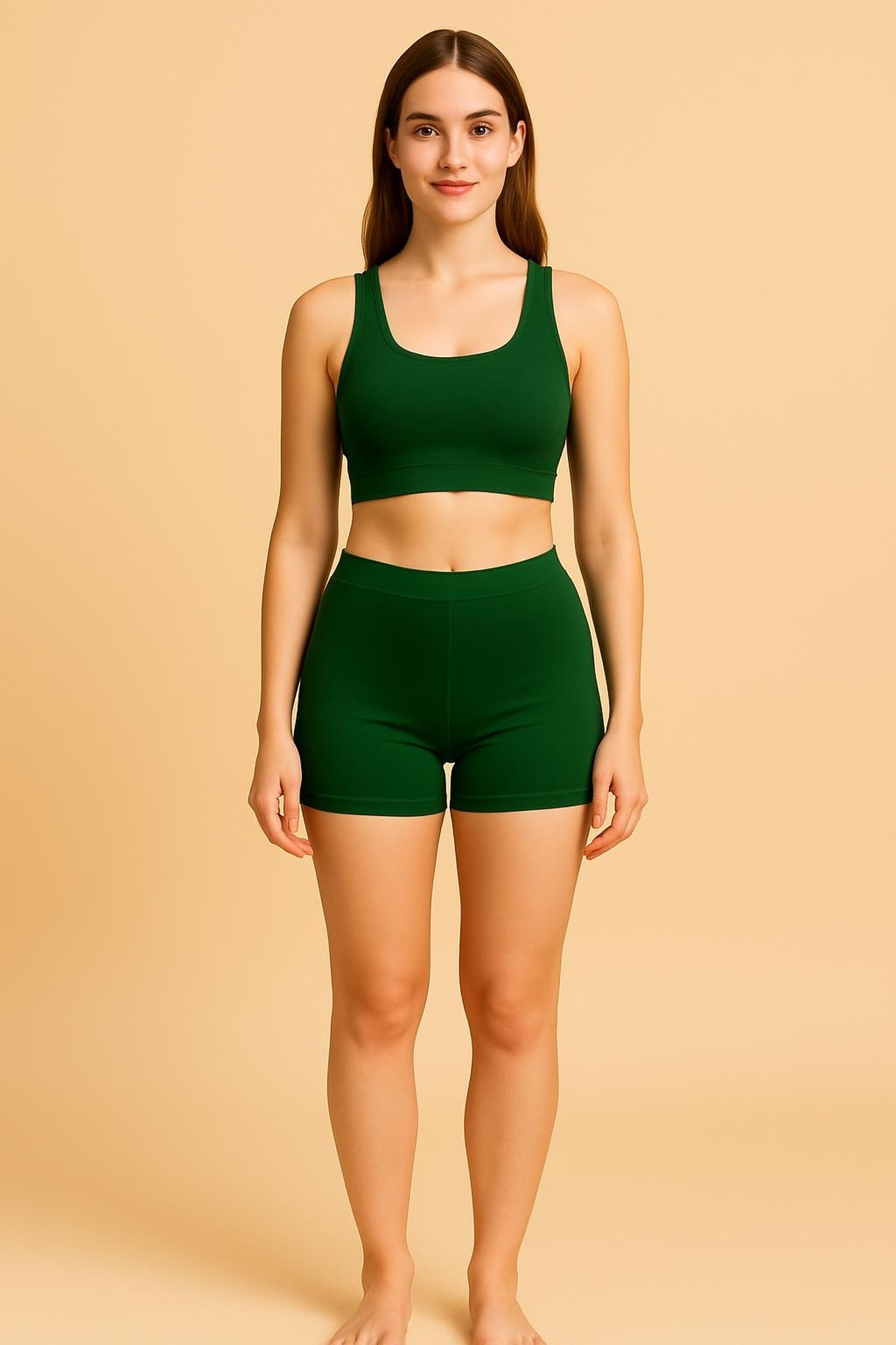 Women Solid Boyshorts Mid-Rise Stretch Fit