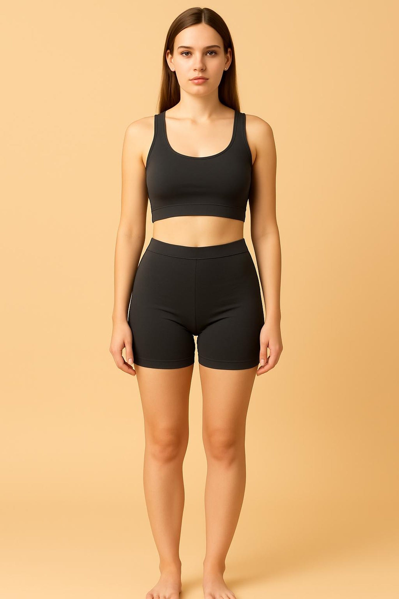 Women Solid Boyshorts Mid-Rise Stretch Fit