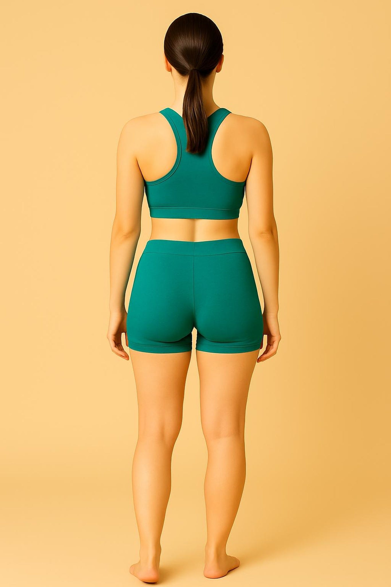Women Solid Boyshorts Mid-Rise Stretch Fit