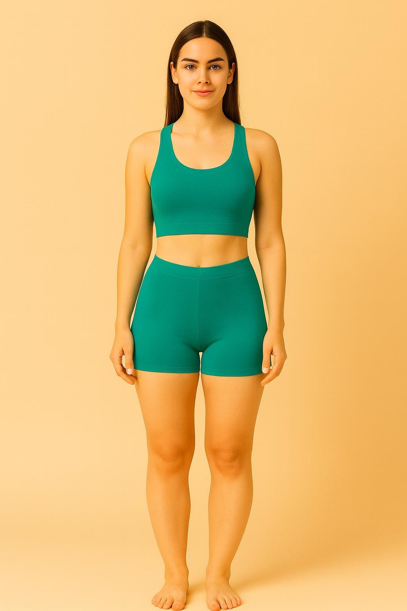 Women Solid Boyshorts Mid-Rise Stretch Fit