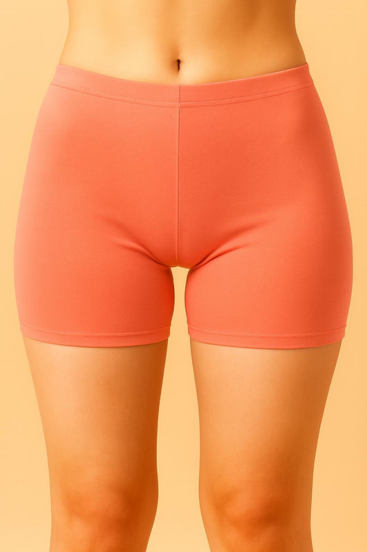 Women Solid Boyshorts Mid-Rise Stretch Fit