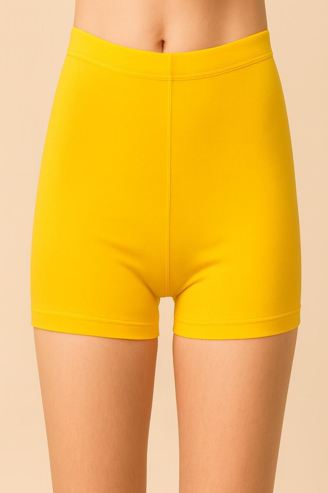 Women Solid Boyshorts Mid-Rise Stretch Fit