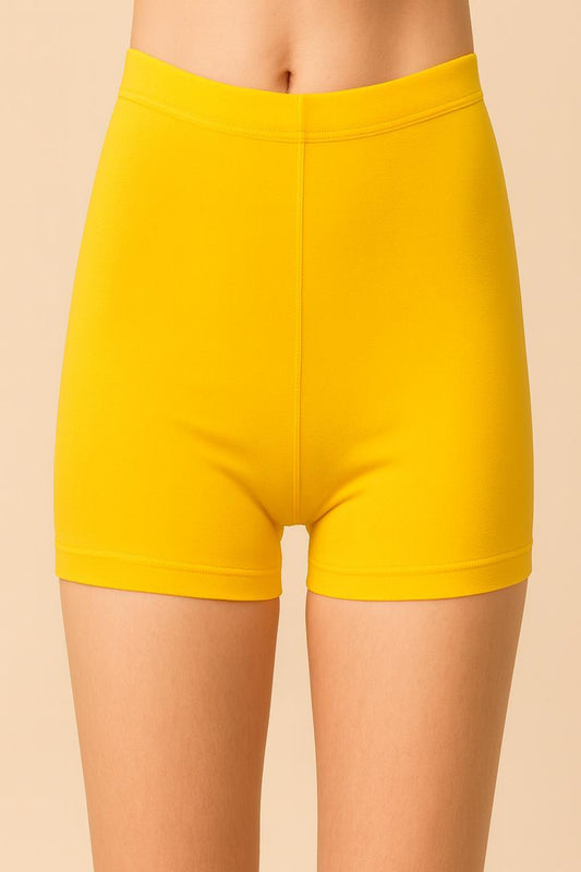 Women Solid Boyshorts Mid-Rise Stretch Fit