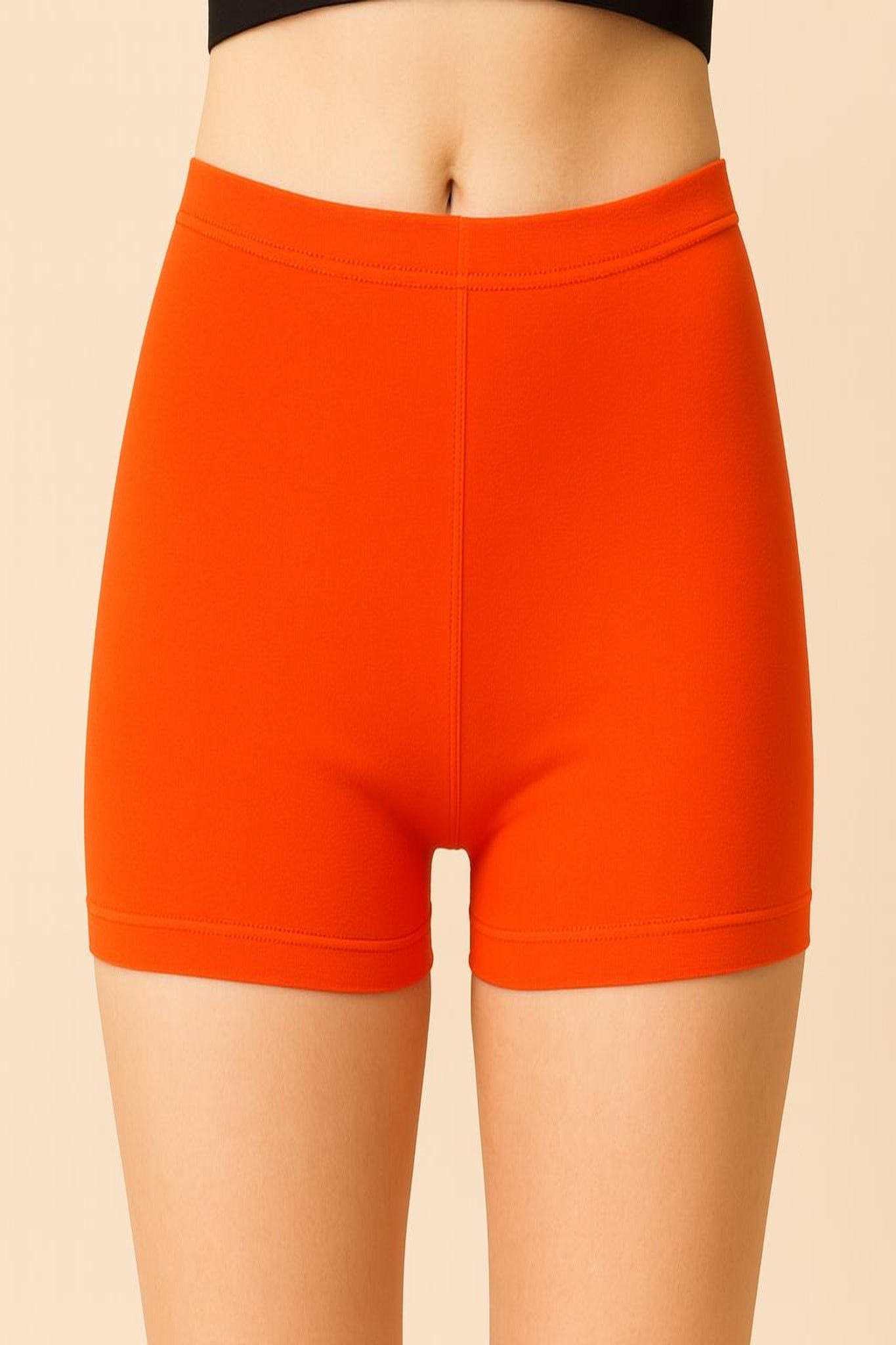 Women Solid Boyshorts Mid-Rise Stretch Fit