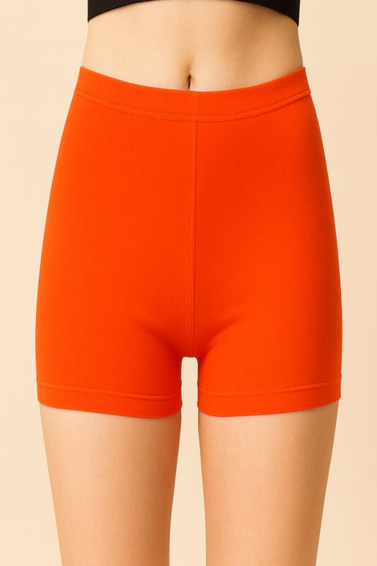 Women Solid Boyshorts Mid-Rise Stretch Fit