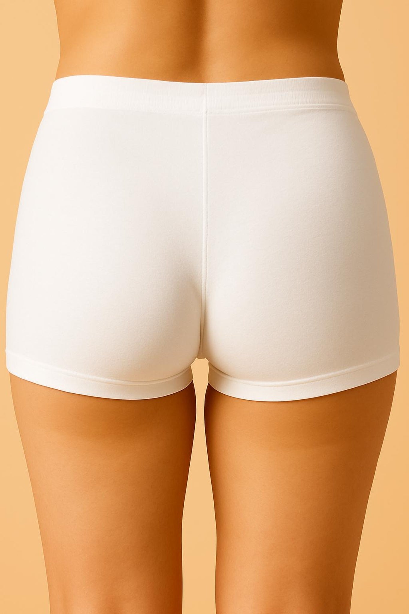 Women Solid Boyshorts Mid-Rise Stretch Fit