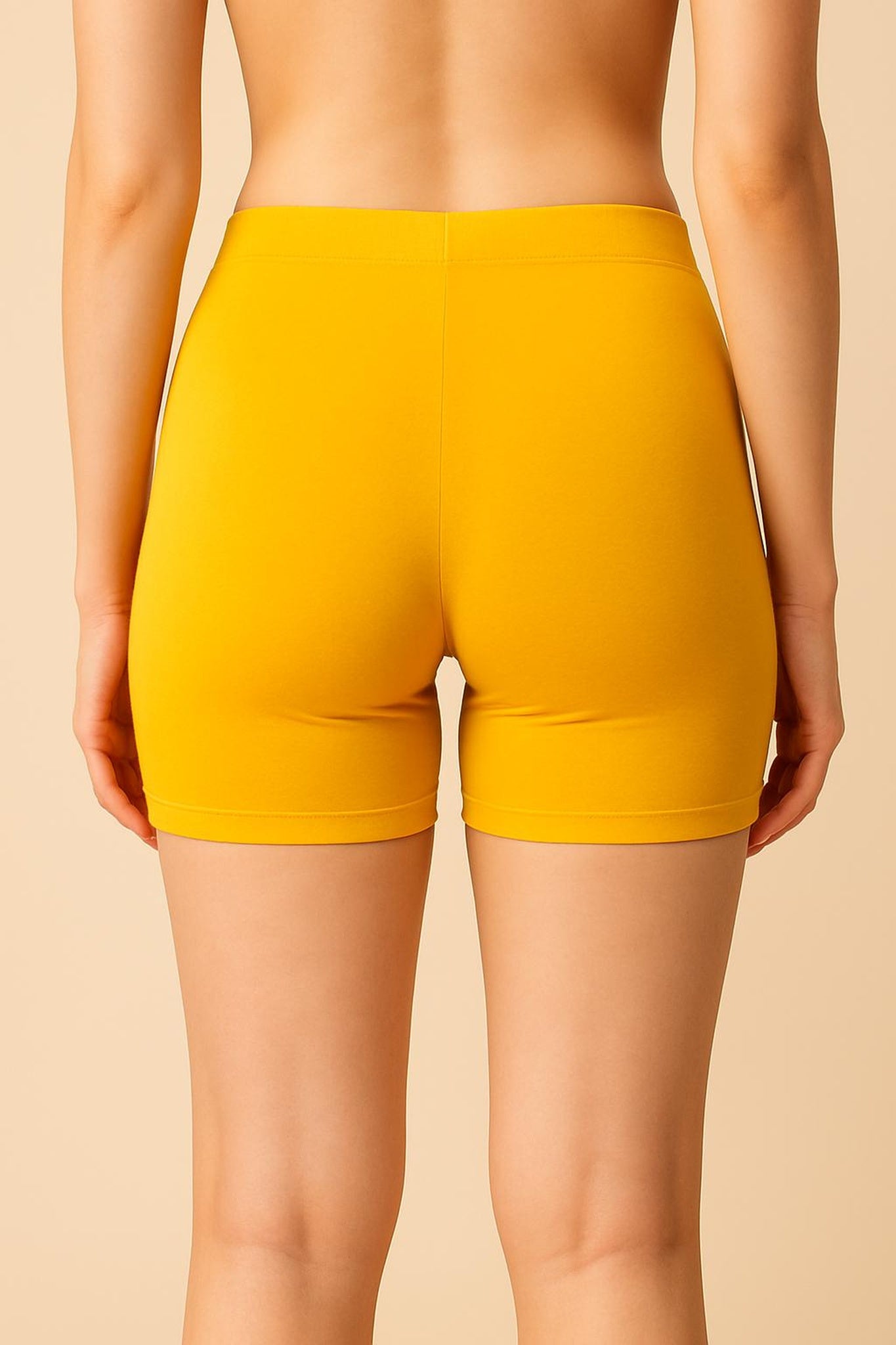 Women Solid Boyshorts Mid-Rise Stretch Fit