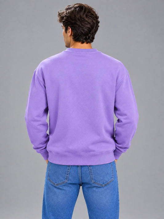 Apraa & Parma Men Solid Fleece Sweatshirt | Full Sleeve Round Neck Warm Casual Wear