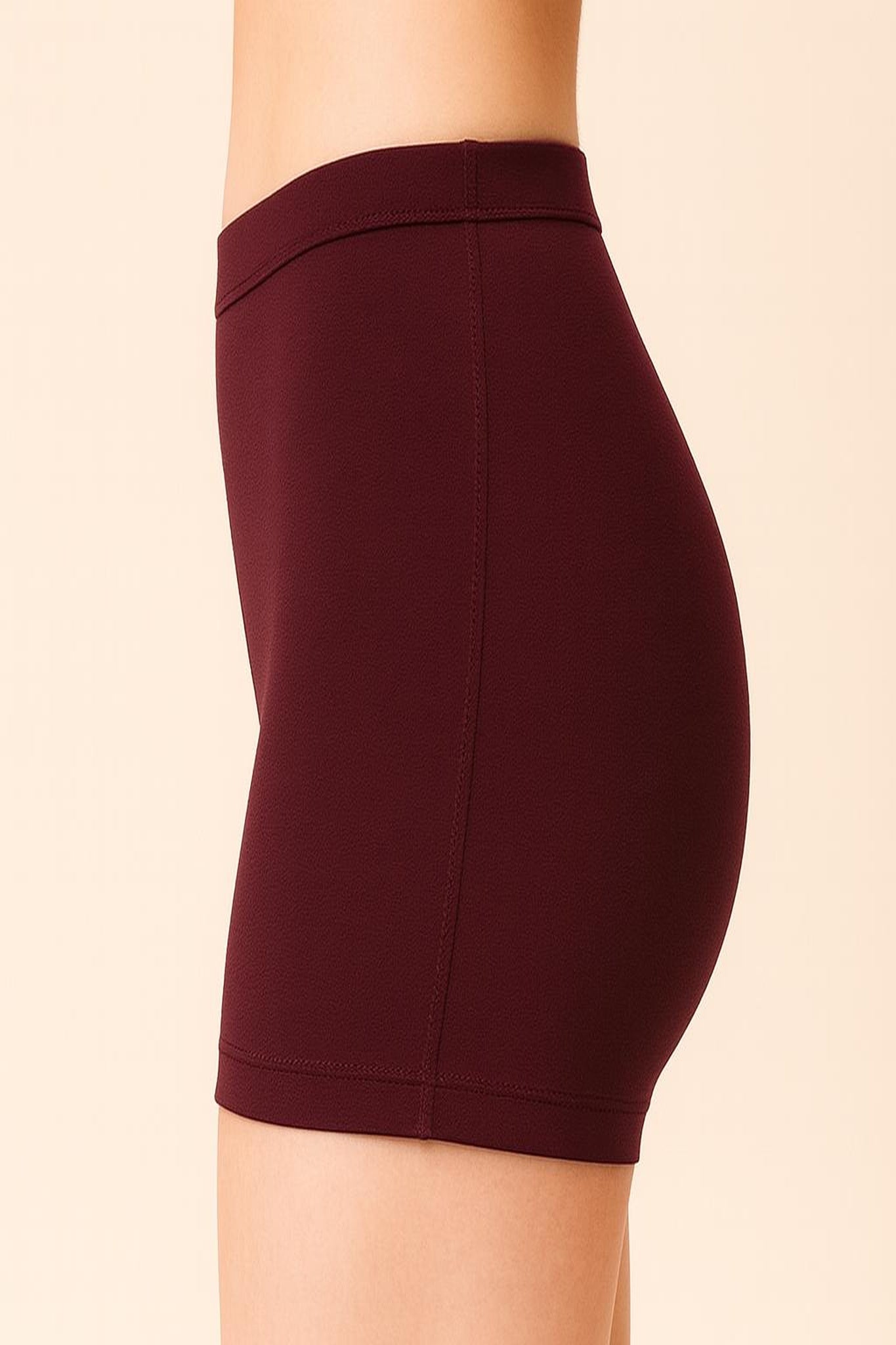 Women Solid Boyshorts Mid-Rise Stretch Fit