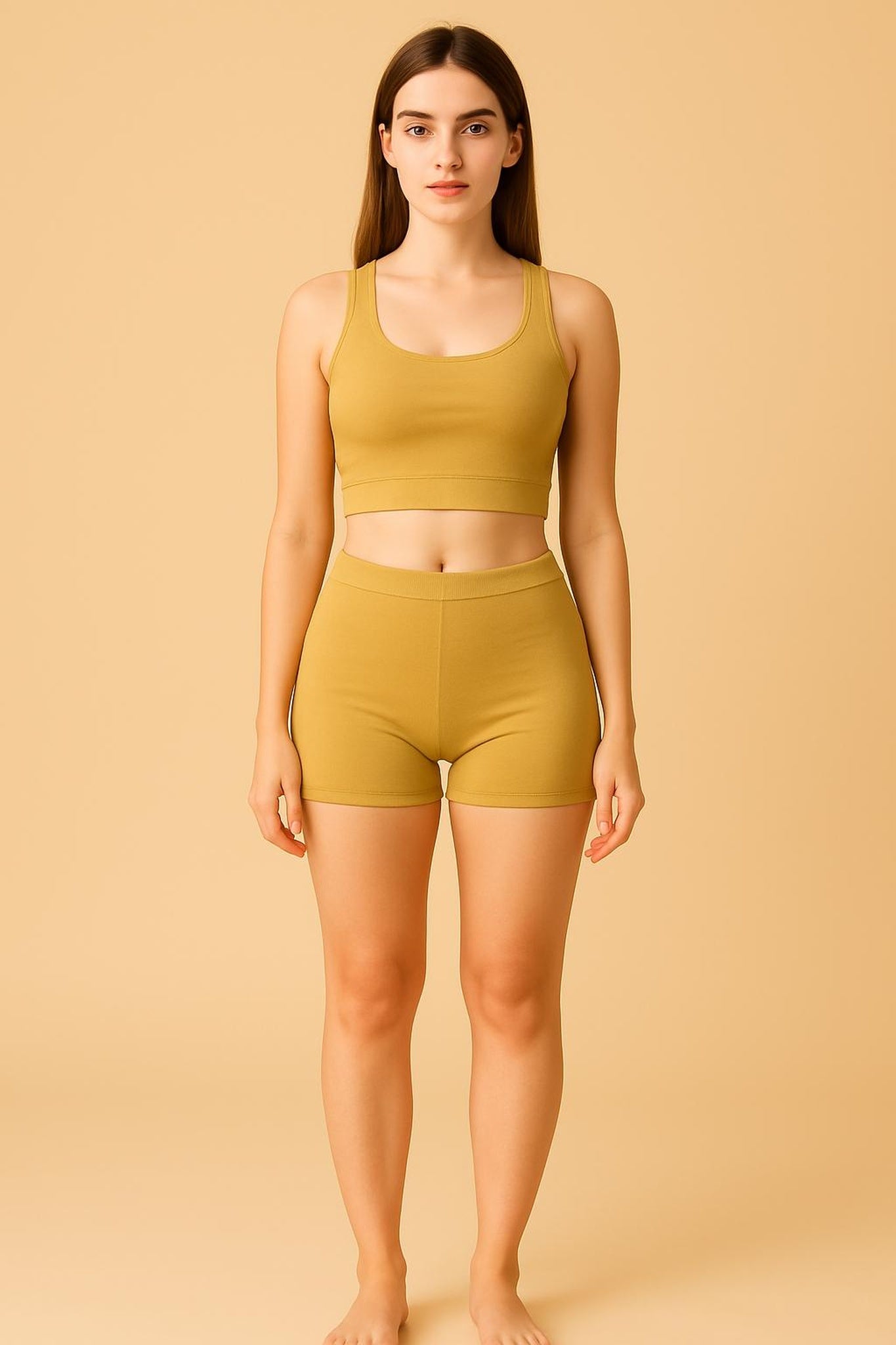 Women Solid Boyshorts Mid-Rise Stretch Fit