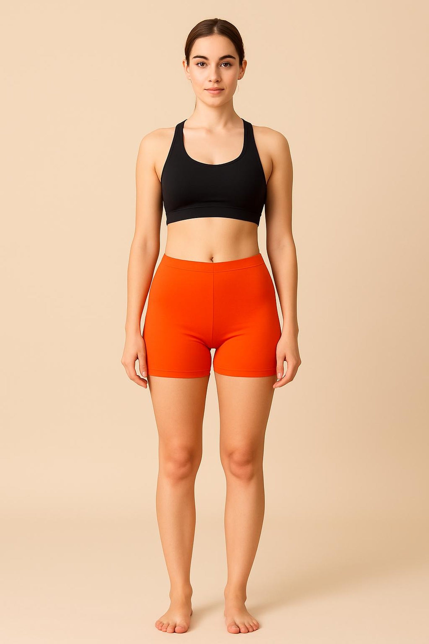 Women Solid Boyshorts Mid-Rise Stretch Fit