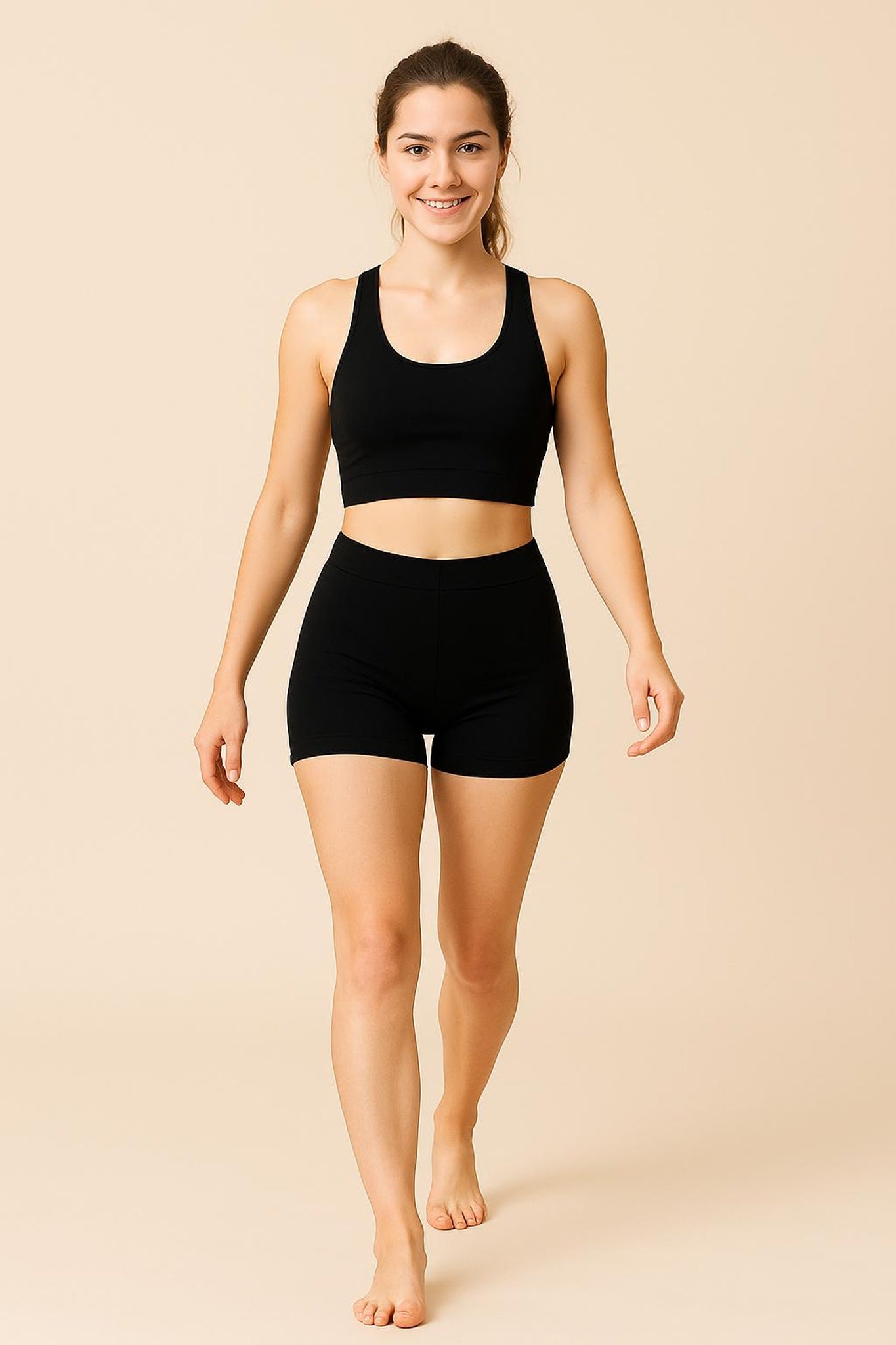 Women Solid Boyshorts Mid-Rise Stretch Fit