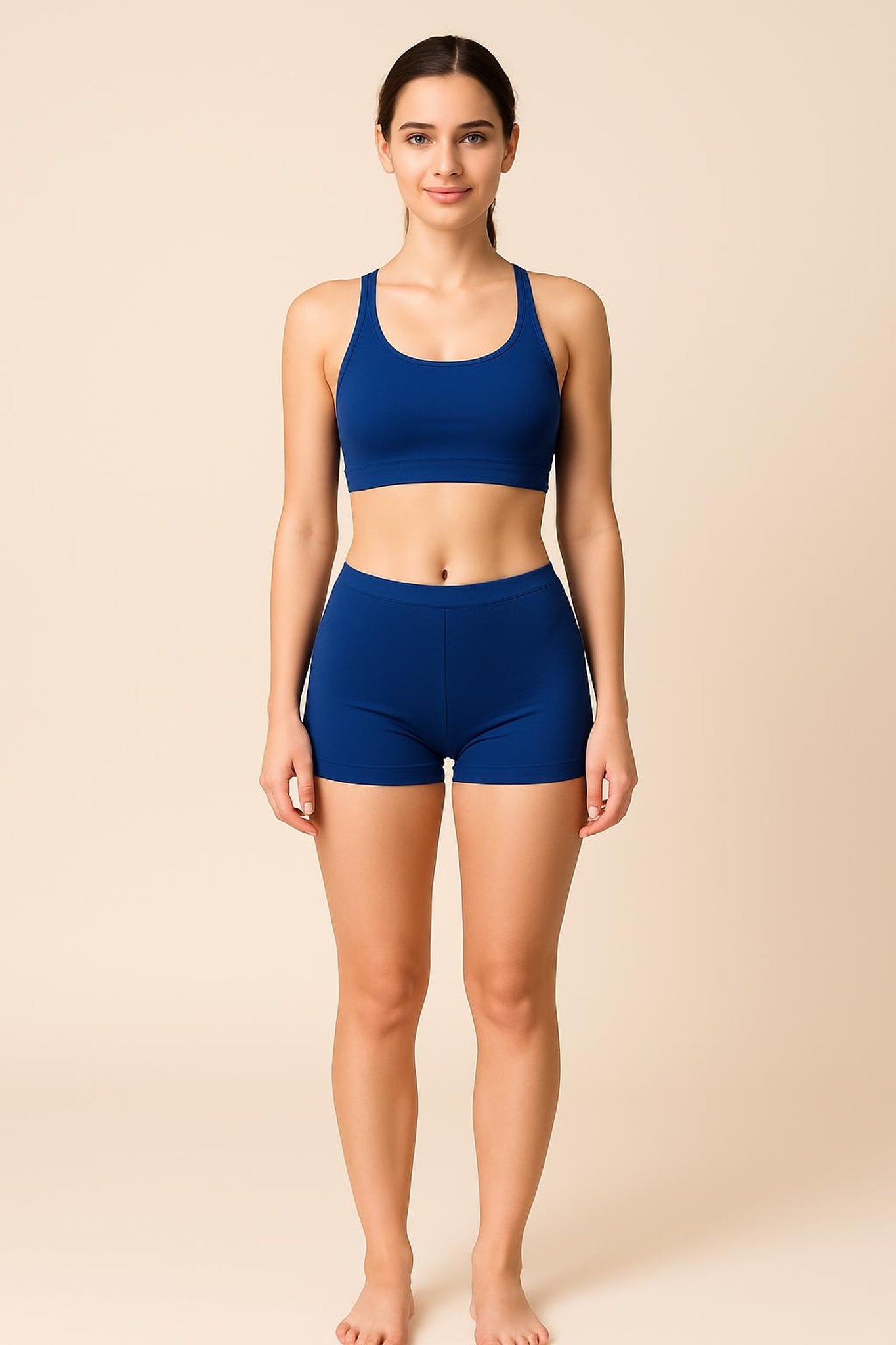 Women Solid Boyshorts Mid-Rise Stretch Fit