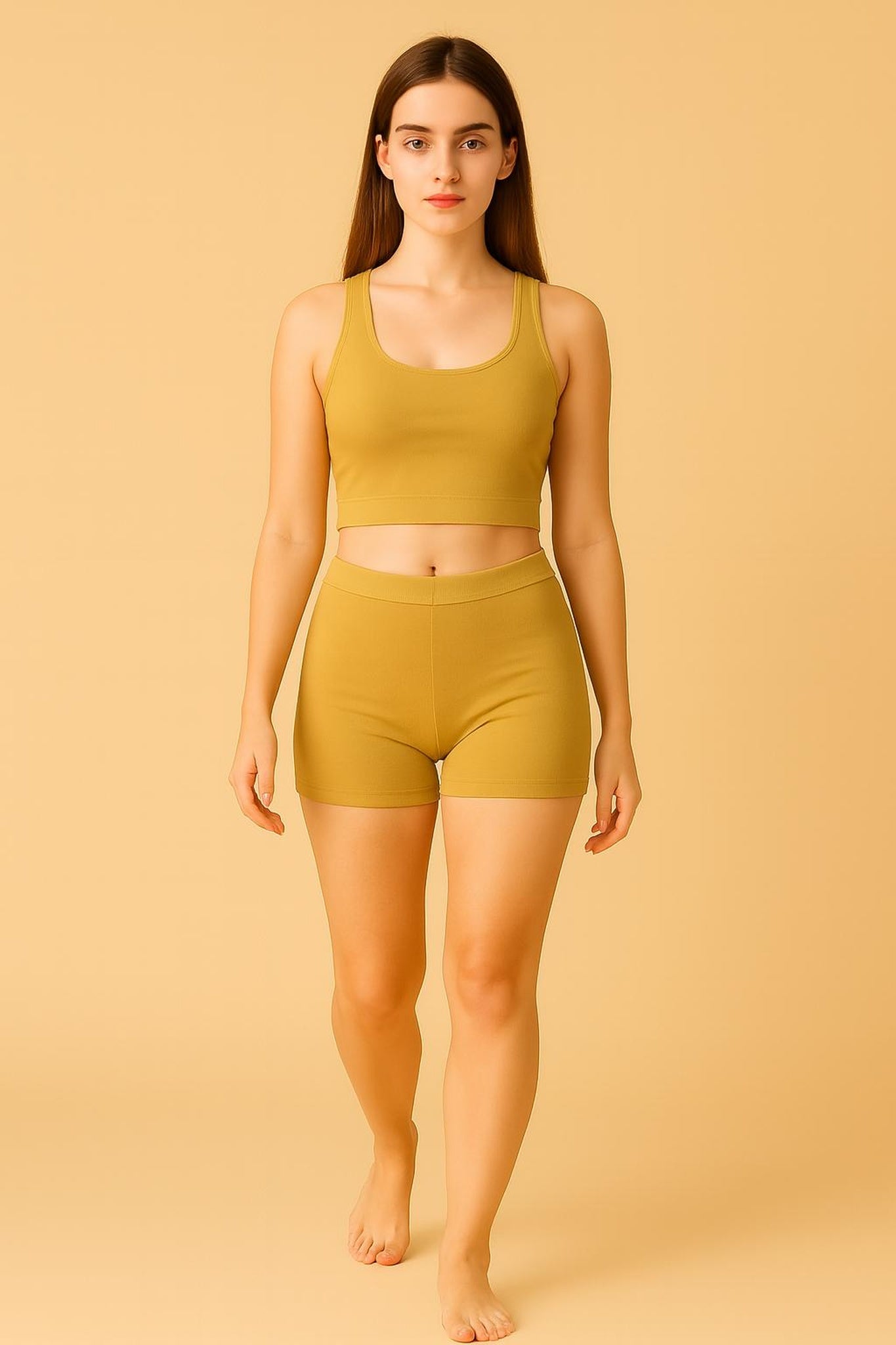 Women Solid Boyshorts Mid-Rise Stretch Fit