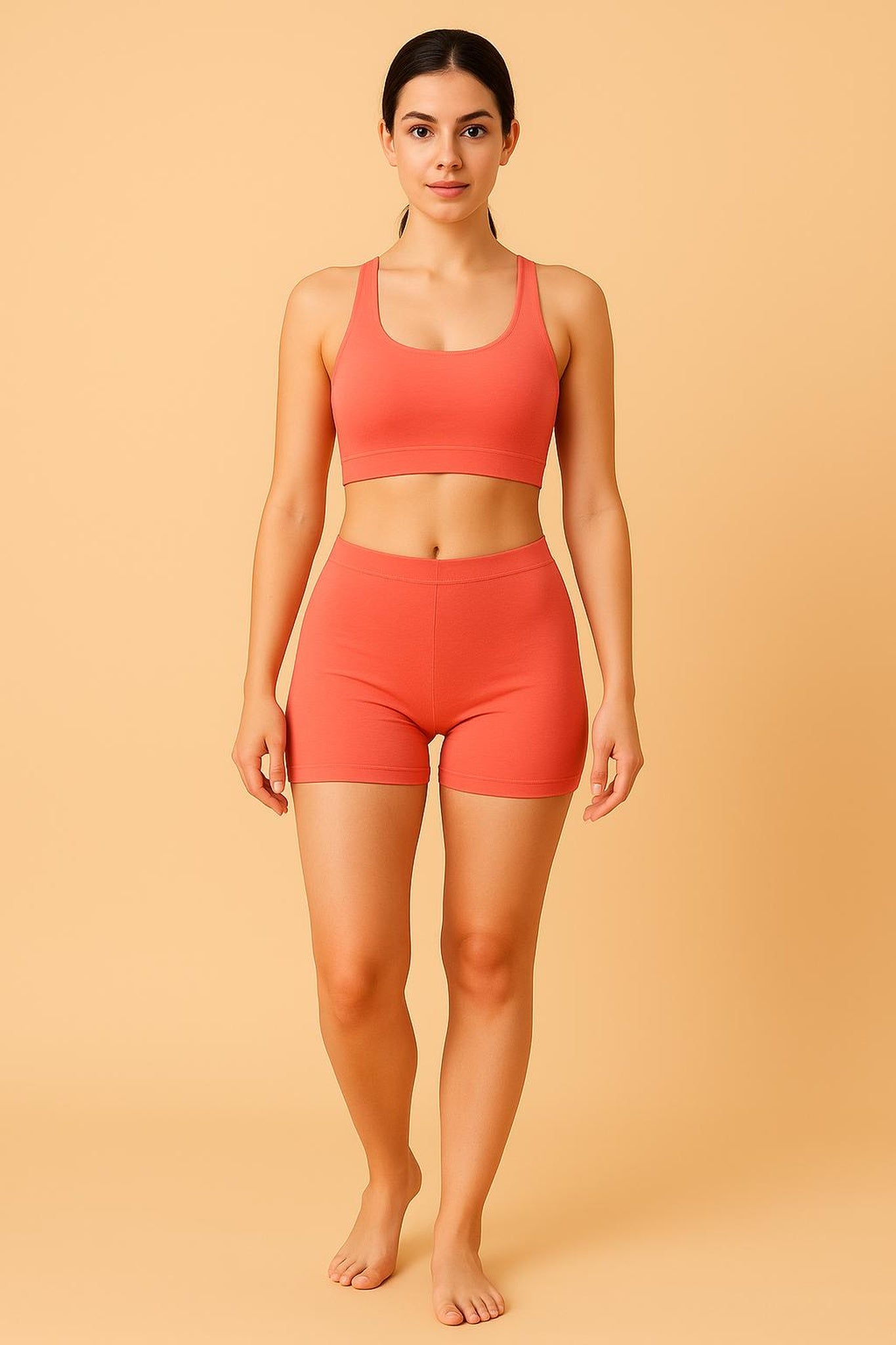 Women Solid Boyshorts Mid-Rise Stretch Fit