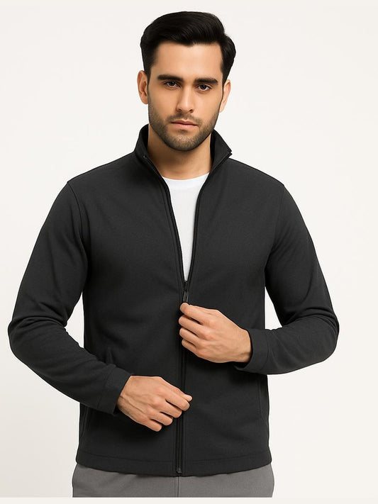 Men’s Track Jacket – NS Lycra (Nylon-Spandex) | 3 Pockets (2 Outside + 1 Inside