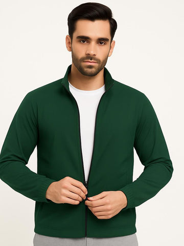 Men’s Track Jacket – NS Lycra (Nylon-Spandex) | 3 Pockets (2 Outside + 1 Inside